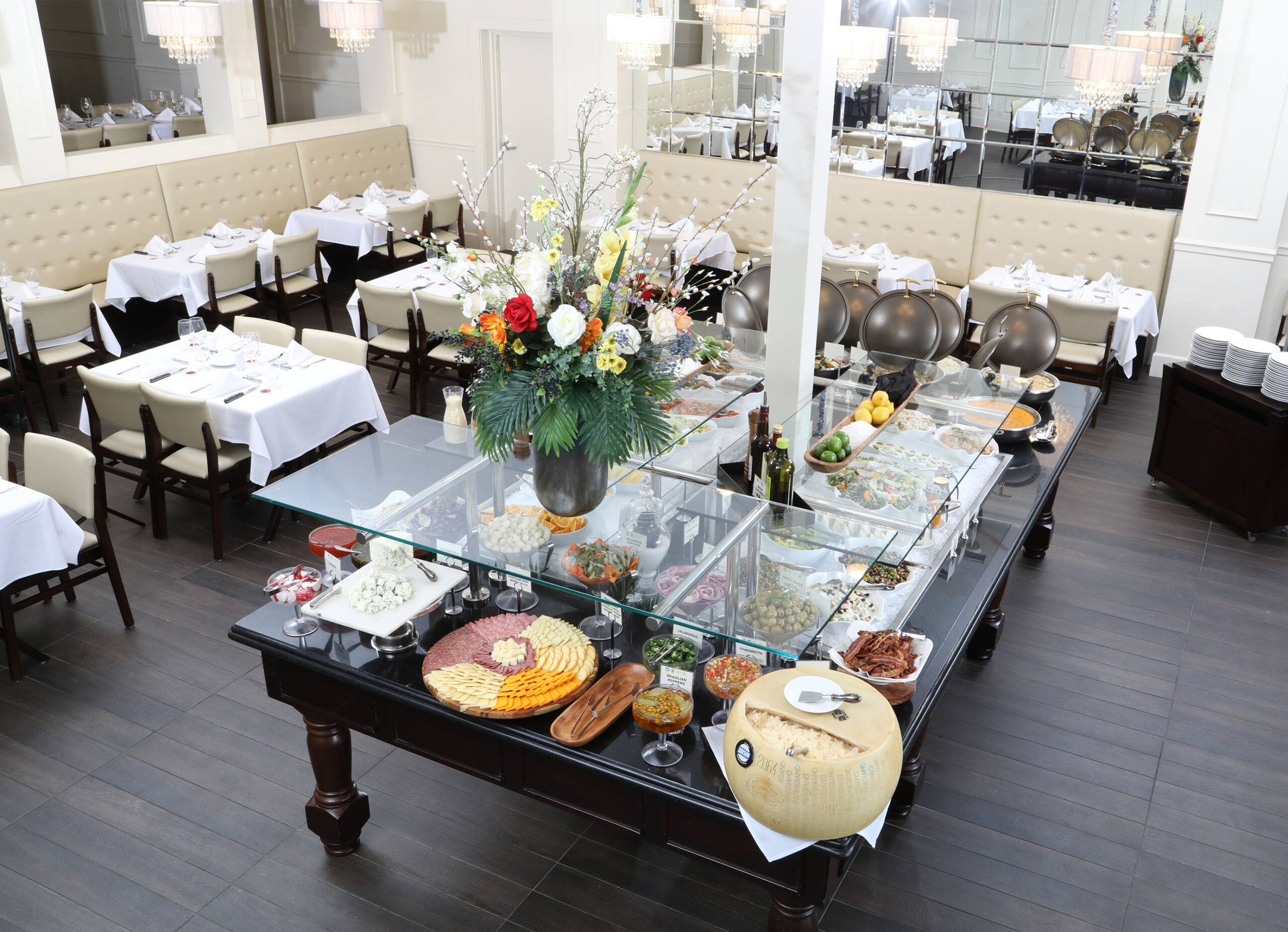 All you can eat fresh market table